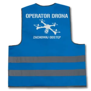 Kamizelki dla operatorów dronów
